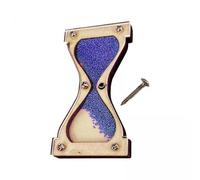 TTETTZ Lot de 3 Sabliers En Bois pour Enfants, Jouets éducatifs, Puzzle Sensoriel, Planche D'activités pour Bébé, Cadeaux D'anniversaire, Tout-pet