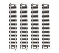 TTETTZ Lot de 4 Pièces de Rails de Train Miniatures à L'échelle Ho pour Activités de Bricolage Au 1:87, 24.1 Cm X 3 Cm