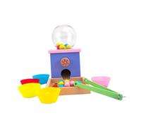 TTETTZ Machine à Bonbons, Jeu à Clip de Perles, Trieur En Bois, Moteur Fin, Jouets de Comptage, Balles dans Des Tasses, Jouet pour Enfants et Bébé