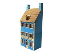 TTETTZ Maquette de Bâtiment à L'échelle 1/35 Ho pour Diorama et Scène Ferroviaire, 195cmx115cmx446cm