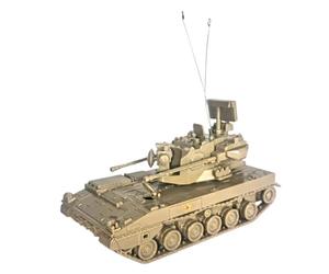 TTETTZ Maquette de Char Char D'Assaut Kit à Assembler Véhicule Militaire avec Haute Simulation et Détails Fins Approprié pour Les Passionnés de Modélisme et, Jaune 9.2x4.5x5.5cm