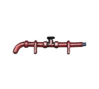 TTETTZ Maquette Miniature de Tube D'eau à L'échelle 1/64, Accessoire de Décoration pour Maison de Poupée, élément de Décor Miniature, Rouge