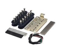 TTETTZ Micro de Guitare Électrique Ensemble de Micros Humbucker à Double Bobinage Accessoire de Bricolage avec Visserie Complète Adapté pour E, Cou 50mm