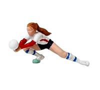 TTETTZ Miniature Figurine Collection Personnage Peint à la Main Modèle Résine pour Hobby Modélisme Scène Création Maquettisme Animation Table, Joueuse De Volley-Ball Féminin Recevant À Deux Mains