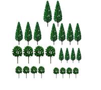TTETTZ Modèle D'arbres Miniatures Arbres, 25 Pièces
