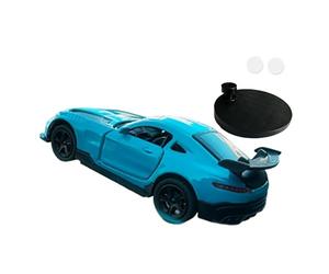 TTETTZ Modèle de Voiture de Dynamique Au 1/64 pour La Décoration Intérieure Du Véhicule, Bleu Vert