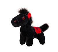 TTETTZ Peluche Cheval Mascotte Ornement Centre de Table Figurine Animale Statue Fabriqué avec Douceur et Solidité En PV et Polyester Adapté pour Cadeau Décor, 12 cm