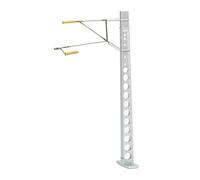 TTETTZ Poteau de Caténaire Miniature Réaliste en Métal à L'échelle Ho (1/87) pour Décor de Train Miniature