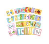 TTETTZ Puzzle D'association D'ombres, Jouet de Développement Cognitif, Jeu de Société D'intelligence, Jouets éducatifs pour Garçons et Filles.