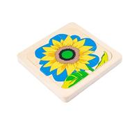 TTETTZ Puzzle en Le Cycle de Vie. pour Les Enfants de 4 à 8 Ans. Idéal comme Cadeau éducatif et Outil de Développement. Plusieurs Niveaux, Tournesol