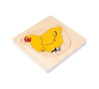 TTETTZ Puzzle en Le Cycle de Vie. pour Les Enfants de 4 à 8 Ans. Idéal comme Cadeau éducatif et Outil de Développement. Plusieurs Niveaux, Poule