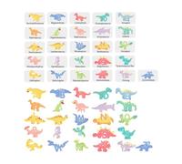 TTETTZ Puzzles En Bois avec Lettres de L'alphabet et Cartes de Mots, éducatifs pour Enfants D'âge Préscolaire