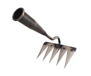 TTETTZ Râteau de Désherbage, Outil de Desherbage, Rateau Jardin, Desherbeur Manuel, Désherbeurs Manuels, Râteau et Charrue en Acier Au Manganèse, pour Désherber, Ameublir, Semence, 5 Dents