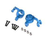TTETTZ RC Car Bloc avant Direction Cup Aluminium Précision Ensemble Complet Accessoires Remplacement Fonction Installation Simple Utilisation Domestique Col, Bleu