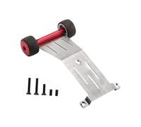 TTETTZ RC Car Wheelie Bar Dispositif En Acier Inoxydable 1/16 Dédié à La Stabilité Arrière Composants de Remplacement Incluant Vis D'Installation Facilite Le, Rouge