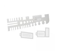 TTETTZ Règle Auxiliaire de Pliage 3x, Modélisateur, Outils de Base, Artisanat pour Jouets