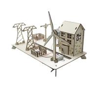 TTETTZ Science : Maquette D'éolienne. Kit D'expérimentation Scientifique pour Garçons et Filles.