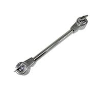 TTETTZ Support de Cymbale avec Rallonge et Pince de Fixation, Connecteur de Percussion avec Une Force de Serrage élevée et Un Corps Stable En Alliage de Zinc