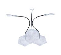 TTETTZ Support pour Figurine D'Action Socle de Présentation et Base pour Poupée Présentoir de Collection avec Assemblage Facile Sans Outils Adapté pour, Clair