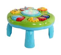 TTETTZ Table D'Activité Musicale et Lumineuse pour Bébés Jouet Éducatif Polyvalent Stimulant Les Compétences Motrices et Linguistiques Idéal pour Les Enfant, Vert