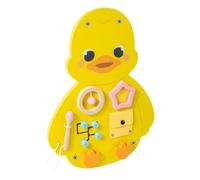 TTETTZ Tableau D'activités Mural avec Puzzles D'animaux, Facile à Installer, Robuste, Interactif et éducatif pour Les Bébés, Canard