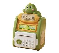 TTETTZ Tirelire électrique ATM, Tirelire pour Enfants, Boîte D'économie D'argent pour Enfants, Dinosaure