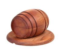TTETTZ Tonneau à Fumée Antique, Pratique, en Bois, Polyvalent, Idéal pour Les Hommes, pour, Les Viandes à Boire, Les Fruits Secs et Salés.