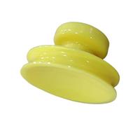 TTETTZ Ventouse pour Bol Chantant Poignée de Lifting pour Bol Bouddha Support Porte Silicone Léger Outil Multifonction Préhension Convient à La Médita, Jaune