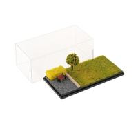 TTETTZ Vitrine de Voitures Moulées sous Pression 1/64 pour Exposer Les Roues, Scène de Stationnement Réaliste pour Modèles Réduits de Véhicules, scène d'automne