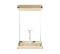 TTETTZ Vitrine D'Exposition Superposable Boîte de Présentation Écrin Transparent et Organisateur de Bureau Anti Poussière Adapté pour Figurines D'Action et M, avec Support