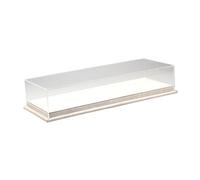 TTETTZ Vitrine En Acrylique pour Collectionneurs de Modèles 1/64, Cadeau pour Collectionneurs, Vitrine Transparente, étui de Rangement pour Voitures Jouets, Beige