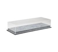 TTETTZ Vitrine En Acrylique pour Collectionneurs de Modèles 1/64, Cadeau pour Collectionneurs, Vitrine Transparente, étui de Rangement pour Voitures Jouets, Gris
