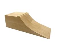 TTETTZ Wooden Fingerboard Ramp Conçu pour Imiter Fidèlement Une Rampe de Skate Réelle Jouet Professionnel En Bois Robuste Accessoire de Skateboard Miniature, Style A