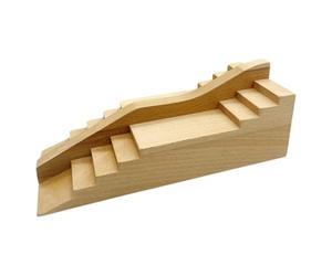 TTETTZ Wooden Fingerboard Ramp Conçu pour Imiter Fidèlement Une Rampe de Skate Réelle Jouet Professionnel En Bois Robuste Accessoire de Skateboard Miniature, Style B