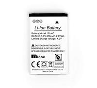 TTfone Batterie de Rechange d'origine pour téléphones Portables TTfone (TT100/TT200/TT750/TT850/TT160/TT190/TT220/TT760)