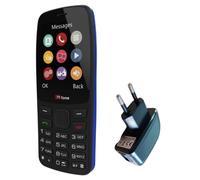 TTfone TT175 Téléphone Portable Basique Débloqué à Double SIM avec Écran de 2,4 Pouces - Appareil Photo, Lampe Torche, Fonctions Simples, Médias, Jeux et Bluetooth (avec Chargeur)