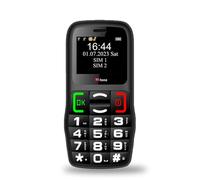TTfone TT220 - Téléphone Portable à Grosses Touches pour Personnes âgées avec Bouton d'assistance en Cas d'urgence (avec câble USB)