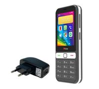 TTfone TT280 Téléphone 4G Dual SIM simple avec Android écran 2.8 pouces clavier caméra USB C débloqué avec chargeur secteur