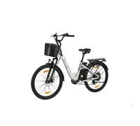 TTGO C2 PRO Vélo Électrique 26"" Moteur 250W , Batterie 36V 18Ah, Autonomie 80-120km, Shimano 7 Vitesses, argent