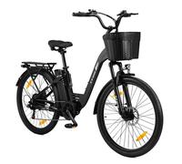 TTGO C2 Pro-Vélo Électrique 26""-Moteur 350W-Batterie 36V 18Ah -Shimano 7 Vitesses-Autonomie 120 km- Freins à Disque-25 km/h,Noir