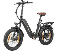 TTGO F8 Vélo électrique carbone 20 pouces 250W batterie 48V 18Ah autonomie 150km pneus larges freins hydrauliques
