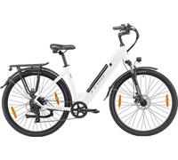 TTGO HZ-28ST Vélo Électrique - Moteur 250W Batterie 36V20AH Pneus de 28 Pouces Vitesse Max 25 km/h Freins à Disque Mécaniques - Blanc