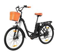 TTGO Vélo Électrique 26"" - Moteur 250W, Batterie 36V 14.5Ah, 80km, 6 Vitesses Shimano, Freins à disque, Confort optimal