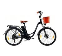TTGO YY-26ST - Vélo électrique 26"" - 250W 36V - 45N.m - Shimano 6v - Phares E-mark - Freins disque - Suspension avant - Noir