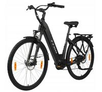 TTGO ZZ-28ST Vélo électrique urbain 36V 20Ah 250W Autonomie 150km Système de vitesses Shimano à 9 rapports 28'' Noir