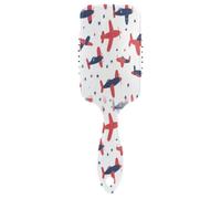Ttgoth Brosse à cheveux en forme d'avion de dessin animé pour homme et femme - Antistatique - Peigne à coussin d'air - Brosse démêlante pour cheveux bouclés, raides, humides ou secs