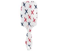 Ttgoth Brosse à cheveux en forme d'avion de dessin animé pour homme et femme - Antistatique - Peigne à coussin d'air - Brosse démêlante pour cheveux bouclés, raides, humides ou secs