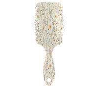 Ttgoth Brosse à cheveux en forme de marguerite pour homme et femme - Antistatique - Coussin d'air - Brosse démêlante pour cheveux bouclés, raides, humides ou secs
