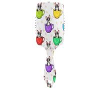 Ttgoth Brosse à poils de chiens mignons pour homme et femme - Antistatique - Coussin d'air - Brosse démêlante pour cheveux bouclés, raides, humides ou secs