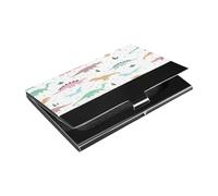 Ttgoth Étui pour cartes dinosaures pour hommes et femmes, cuir PU et acier inoxydable, porte-badge, sac pour voyage et travail, A, 9,3 x 5,8 x 1 cm, moderne, A, 9,3 x 5,8 x 1 cm, moderne, a, 9.3x5.8x1